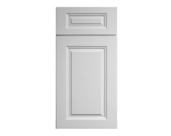 Aspen White Kitchen Cabinets  and Bathroom Vanities Door Sample