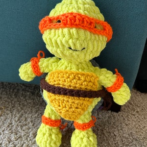 PATTERN - Ninja Turtle Crochet Pattern - Easy and Fun!