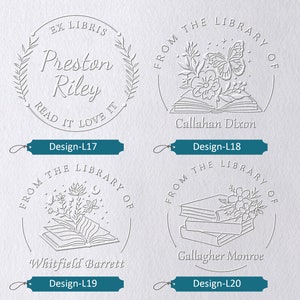 Craspire Embosser Stamp Graduation Hat Owl From The Library Of Embosser Graduation Hat Hand-Held Embosser Seal Library Stamp For Envelopes Anti-Counterfeiting Letter Paper Serviettes Invitations - View #10