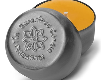 Serenibee Candle Reusable Tea Light Holders in 3 Styles Steel, Brass and Glass