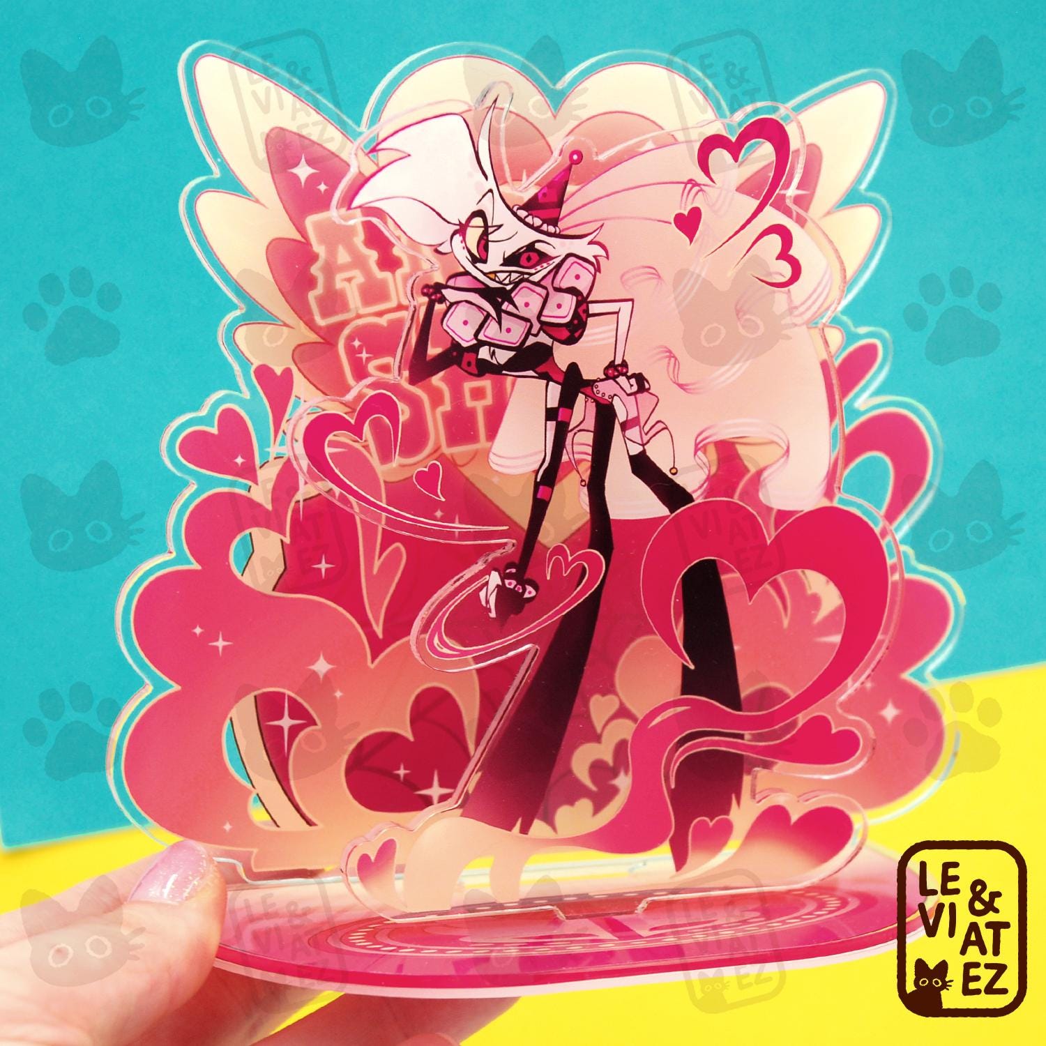 アクリルスタンド Hazbin Hotel Angel Dust acrylic standee Hazbin Hotel Pin Up Angel Dust Limited Edition Acrylic Stand