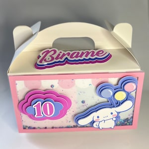 Gable box / Simple, 3D and luxury personalized gable box for birthdays, parties.