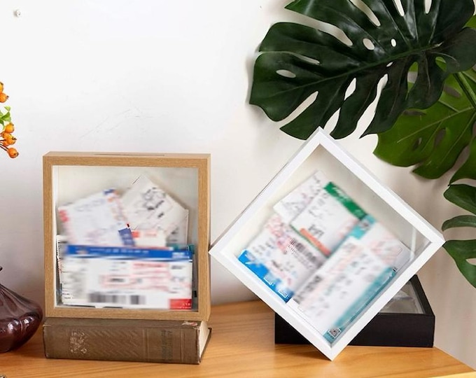 Unique Travel Tickets Concert & Musical Ticket Display Frame Love Journey Memory Frame, Couples Keepsake Frame, Best gift for her/him