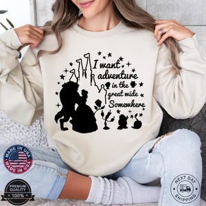 Most Peculiar Belle Shirt, Beauty and the Beast Tee, Oversized Disney Princess Shirt, Magical Disneyland T-shirt