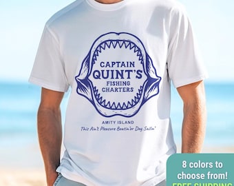 Jaws 50th Anniversary Shirt | Smile You Son of a Bitch Shark Tee