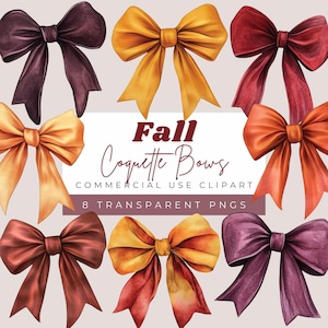 Herbst Kokette Bogen Png | Herbst Coquette Bogen Clipart | Halloween Clipart | Erntedank Clipart | College Football kokett Bogen | Gemütliche Schleifen