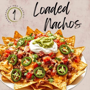 Clipart Nahcos chargé aquarelle | Graphiques de cuisine mexicaine | Téléchargement numérique | Alimentation Bar des Sports | Utilisation commerciale | Clipart menu | Nourriture Clipart