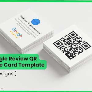ありがとう QR コード名刺、Google レビュー カード、名刺 Google レビュー カード テンプレート、Google レビュー カード、スキャン可能な QR コード