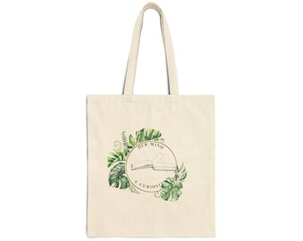 Her Mind A Curiosity Cotton Canvas Tote Bag