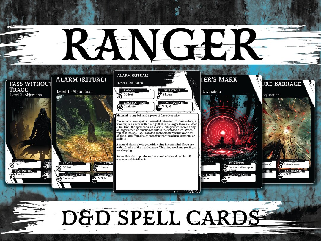 Deep Magic Spell Cards: Ranger main image 1