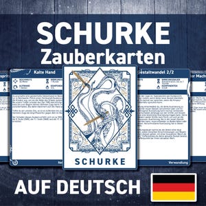 Mapa do mapa Schurke DND | DND Zauberbuch | Druckbare D&D | Dungeons und Dragons 5. Edição | DND-Zubehör