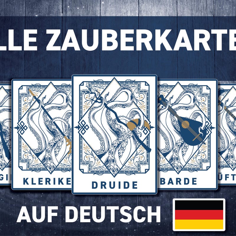 Dnd zauberkarten - Etsy.de