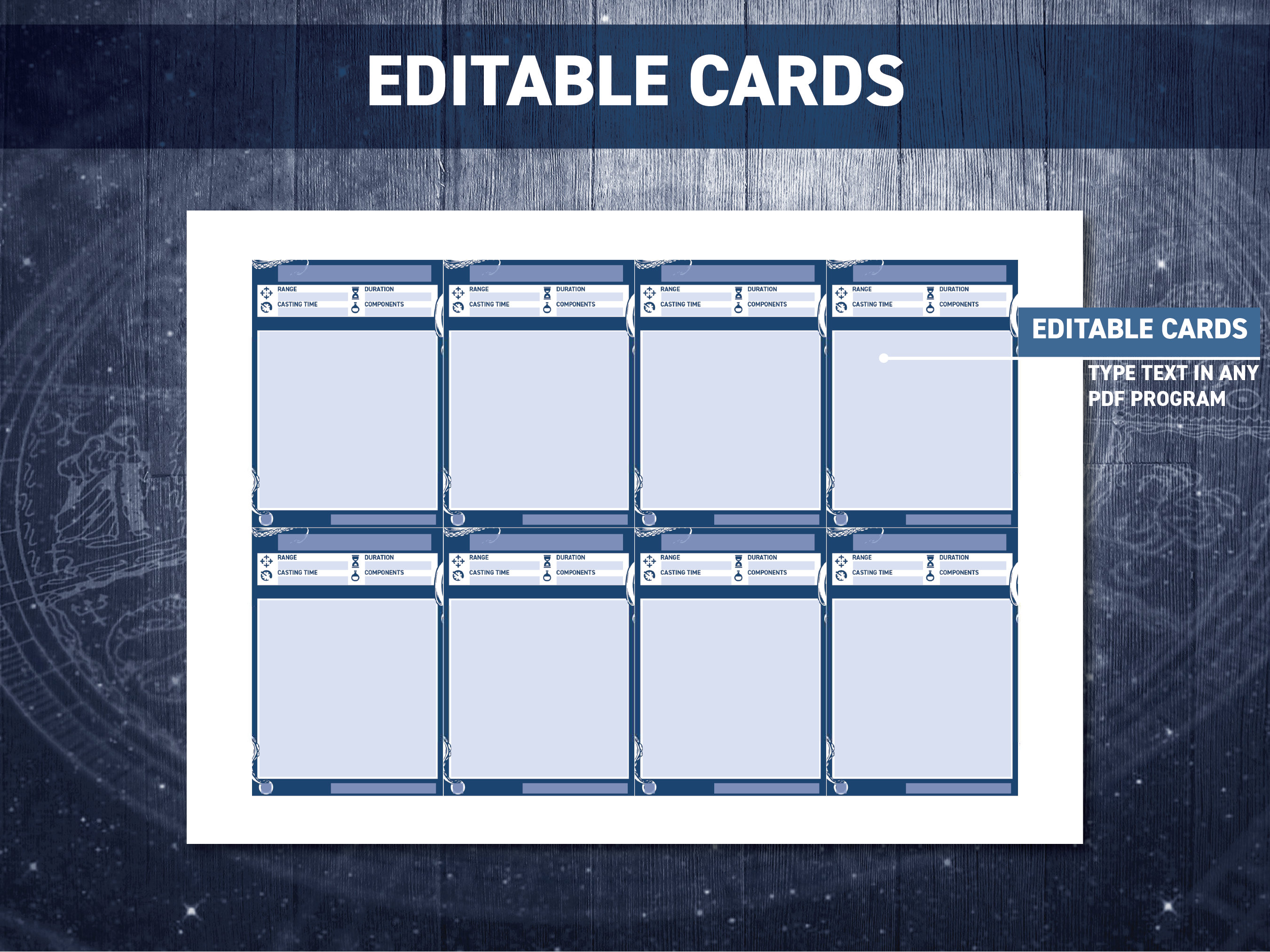 Dnd Paladin Spell Cards | Dnd Spellbook | D&amp;D Printable | Dungeons and ...