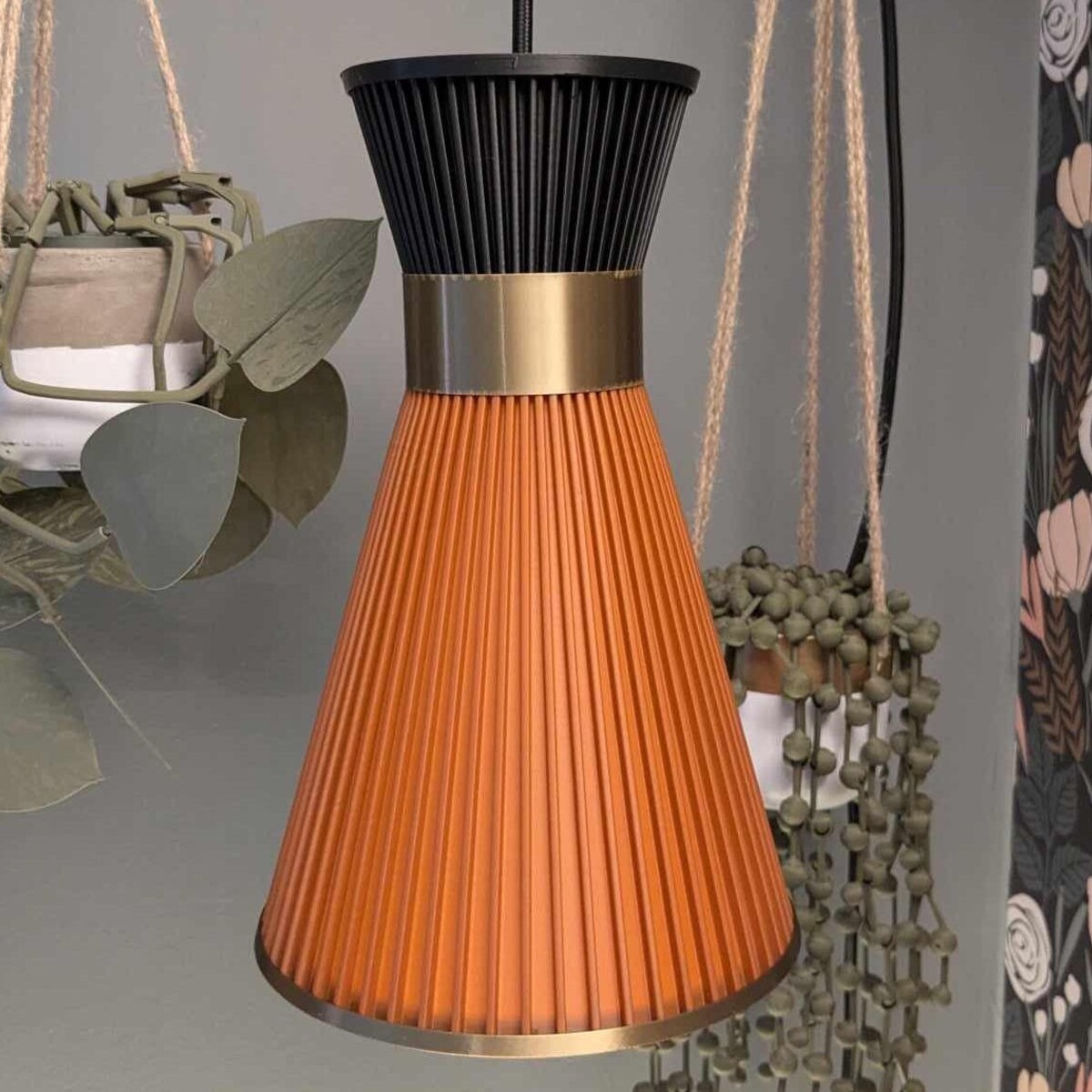 Mid Century Modern Hanging Pendant Light