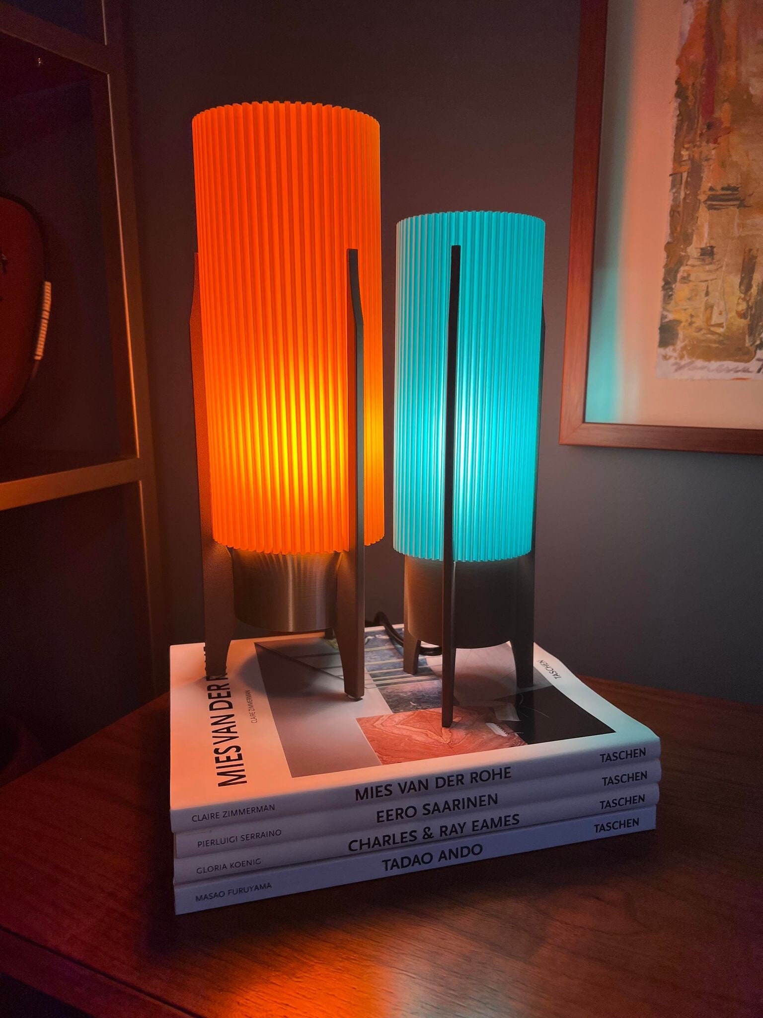 Mid Century Modern Rocket Lamp