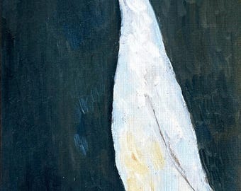 Runner Duck - 5x10 Reproduction of my original oil painting