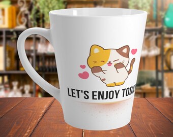 Latte Mug - Let's enjoy today