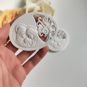 Bomboniera gesso profumato ,sacra famiglia,comunione,Gessetto comunione ,croce ,bomboniera comunione,segnaposto,bomboniera eco
