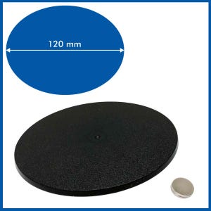 Oval 120mm Base - ( Magnets included ) - 1 Pack