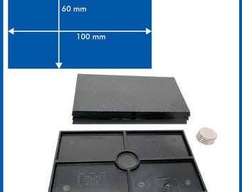 Rectangle 60mm x 100mm Base - ( Magnets included ) - 4 pack