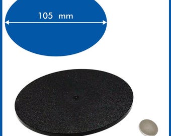 Oval 105mm Base- ( Magnets Included ) - 1 Pack