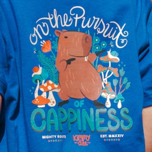 Capybara Shirt Toddler Personalized T-shirt Cute Capybara Shirt for Toddlers 100% Cotton Kids Apparel Gift for Toddler back to school