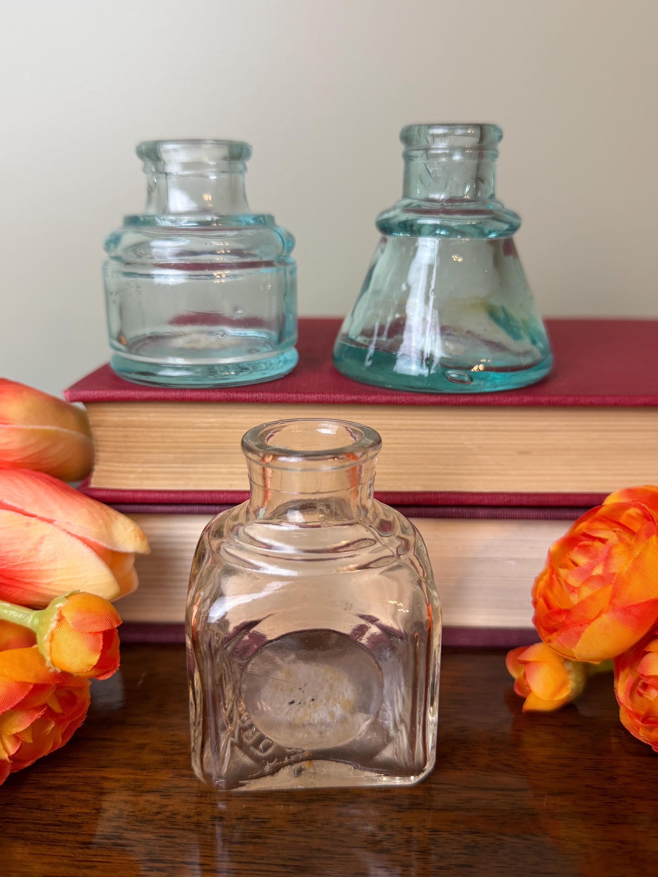 Antique Ink Well Glass - Etsy