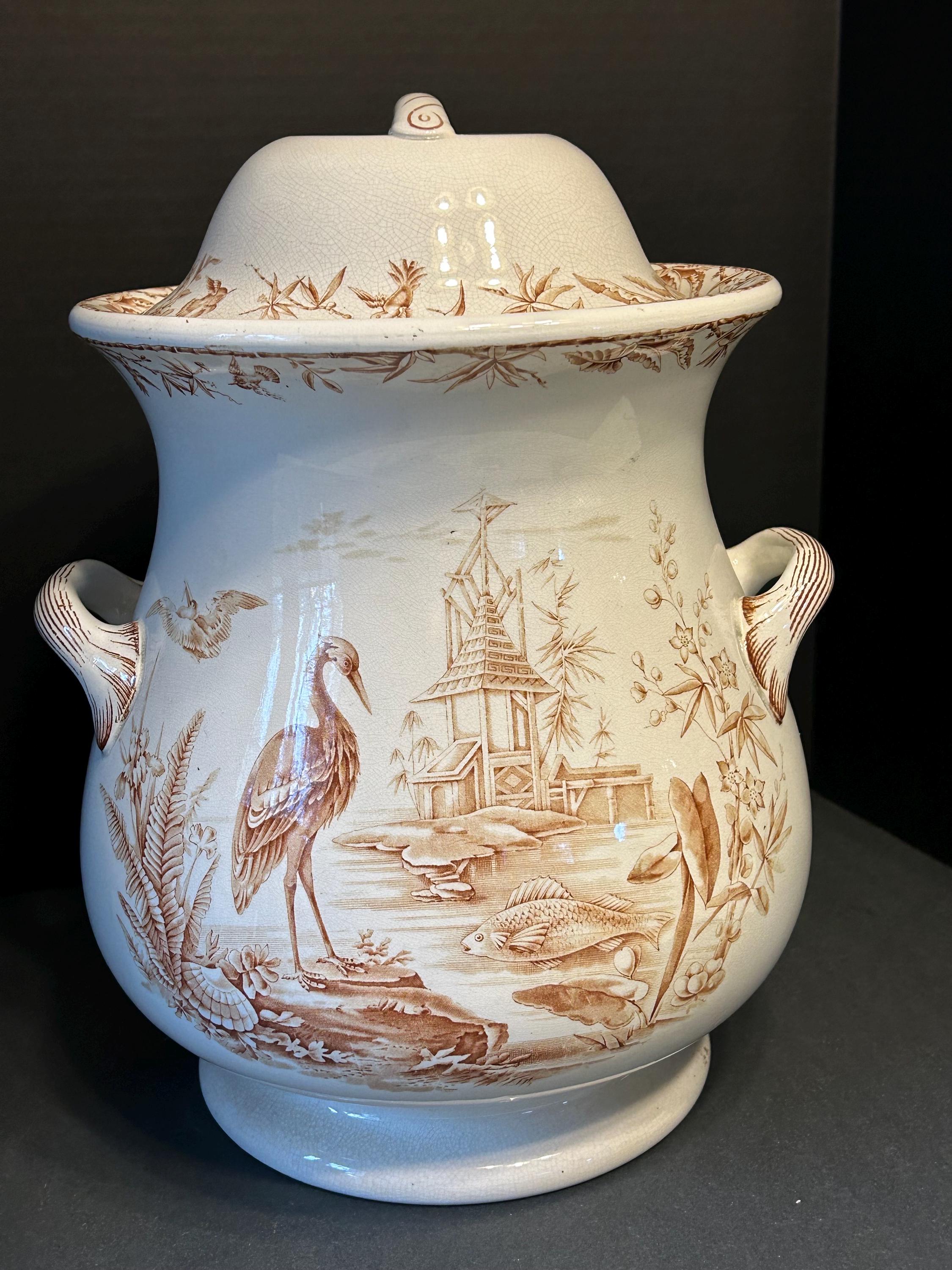 INDEPENDENCE STONEWARE アンティーク　ポット 陶器ポット（White） フランスアンティーク | OGISHIMA COFFEE