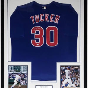 Kyle Tucker Authentieke gesigneerde Chicago Cubs en Wrigley Field-debuutfoto - JSA COA-geauthenticeerd - professioneel ingelijst en plaat