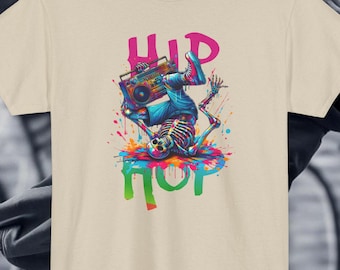 80s Vintage HIP-HOP Break Dancing Retro Ghettoblaster Boom Box T-shirt 80s Rap Old School Unique Graphic Tee Hip Hop Cool breakdancing Shirt