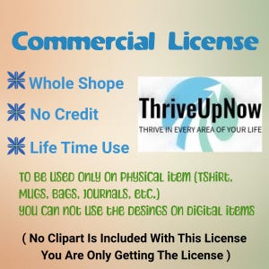 Commercial License use of the PNG designs, digital files sublimation designs, lifetime PNG design use