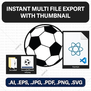 Illustrator Export Automation Script | Svg Png Pdf Eps Jpg Exporter | Etsy Seller Work Tool | Thumbnail Generator | Digital Goods Organizer