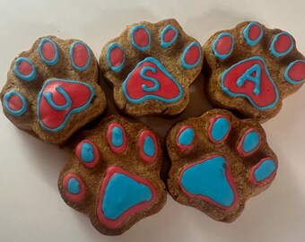 4th of July Homemade Peanut Butter Dog Treat PAWS