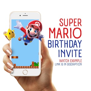 Super Mario Custom Birthday Invitation, Digital Download, evite, digital invite, Mario, Luigi, Super Mario, Super Mario Bros, Birthday Evite