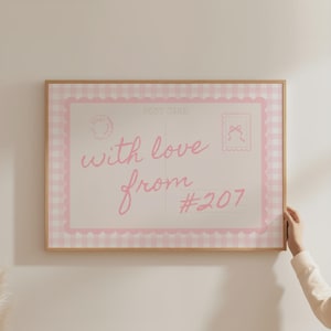 Personalized Dorm Print for Custom College Decor (Unframed)