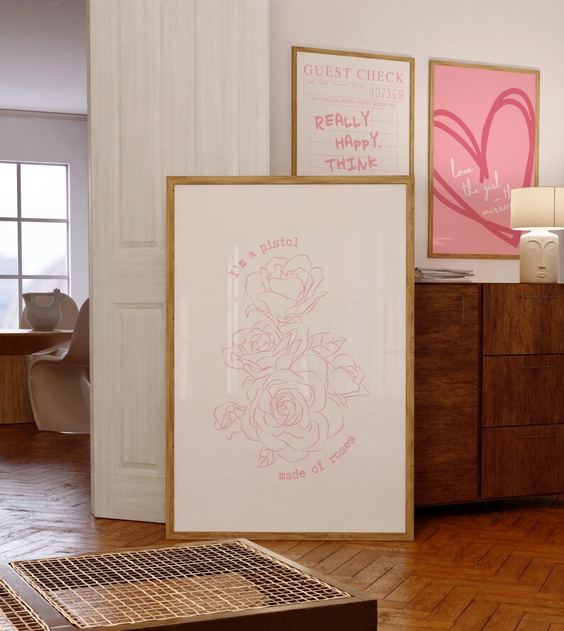 Made of Roses, Megan Moroney Poster, Coastal Cowgirl Print, Girly