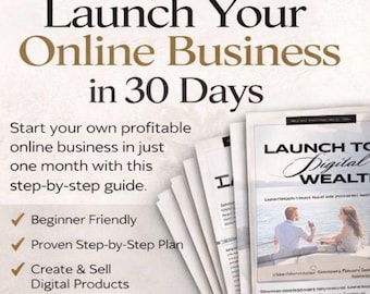 Launch Your Online Business in 30 Days | Digital Product Passive Income Blueprint