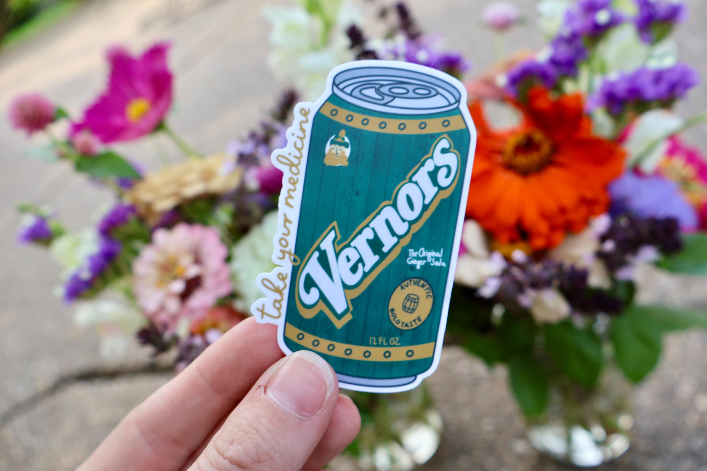 Vernors Ginger Ale Sticker: Michigan Medicine, Waterproof Vinyl Decal ...