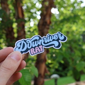 Downriver Rat Vinyl Sticker, Downriver, Michigan, Grosse Ile, Trenton