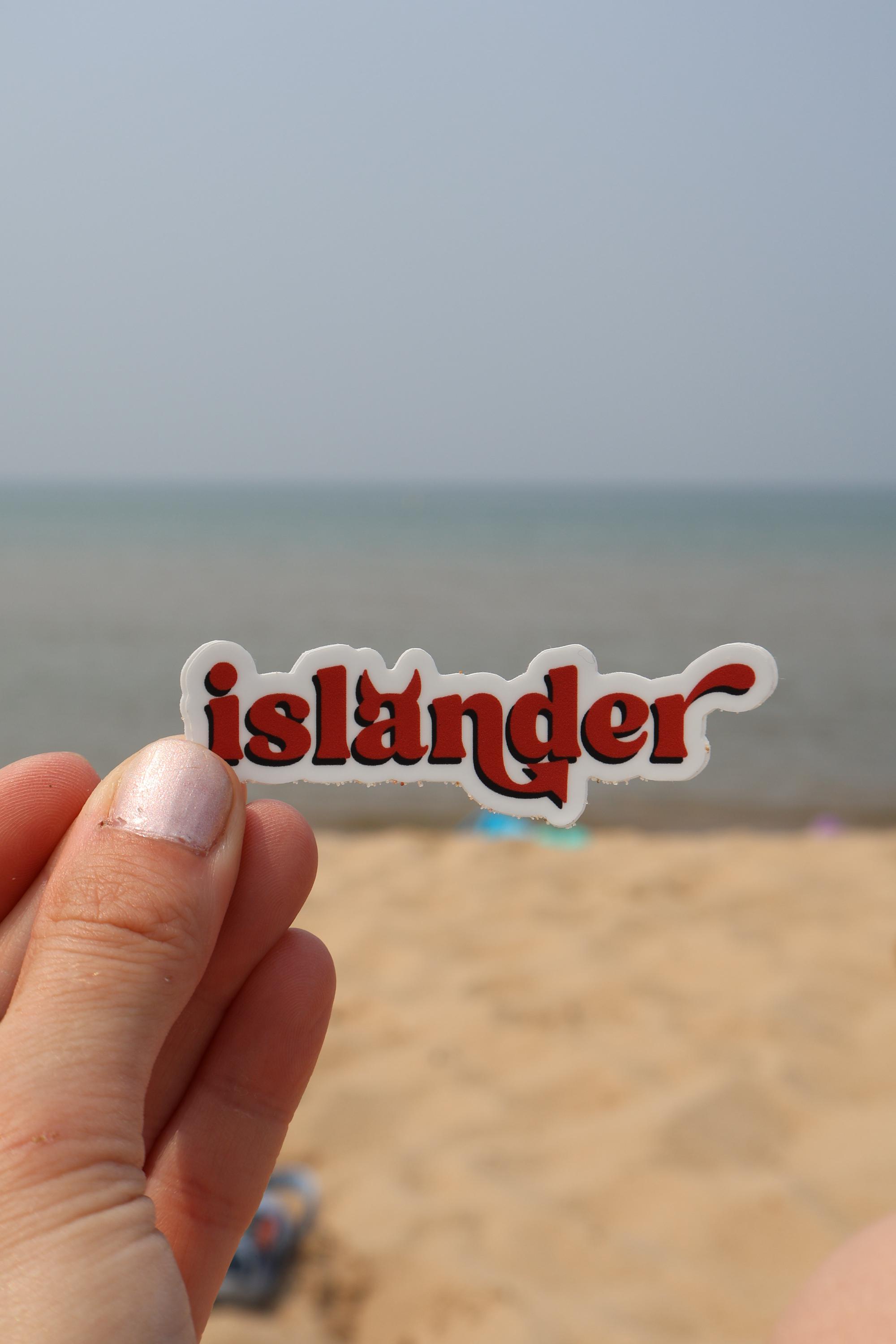Islander Sticker Grosse Ile Islander Vinyl Sticker: Michigan Red Devils Pride - Etsy