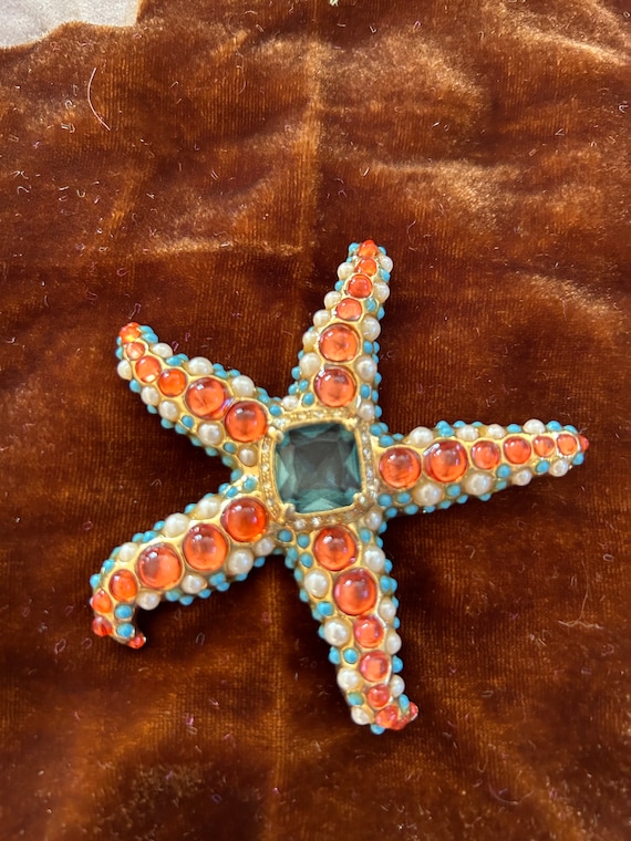 KJL Starfish Brooch
