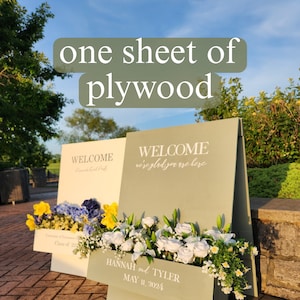Welcome Sign with Flower Box - Build Plans (PDF download)
