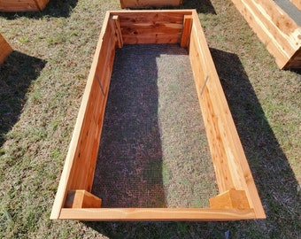 Cama de jardín de cedro de bricolaje (4 pies x 8 pies) - Descargar PDF