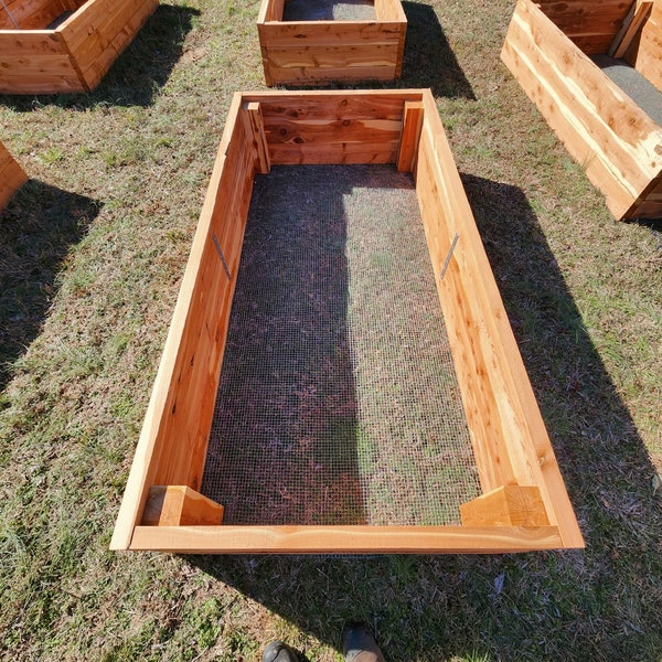 DIY Cedar Garden Bed (4ftx8ft) - PDF Download