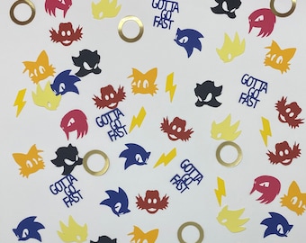 Sonic the Hedgehog - Gamer Geburtstagsparty Konfetti