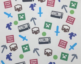 Minecraft - Gamer Birthday Party Confetti
