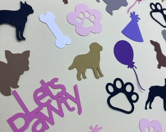 Let’s Pawty - Girls Birthday Party Confetti