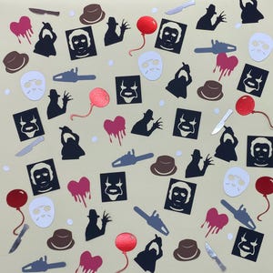 Classic Scary Movies - Halloween Confetti