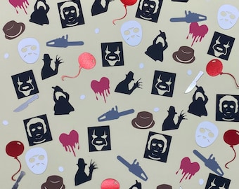 Classic Scary Movies - Halloween Confetti