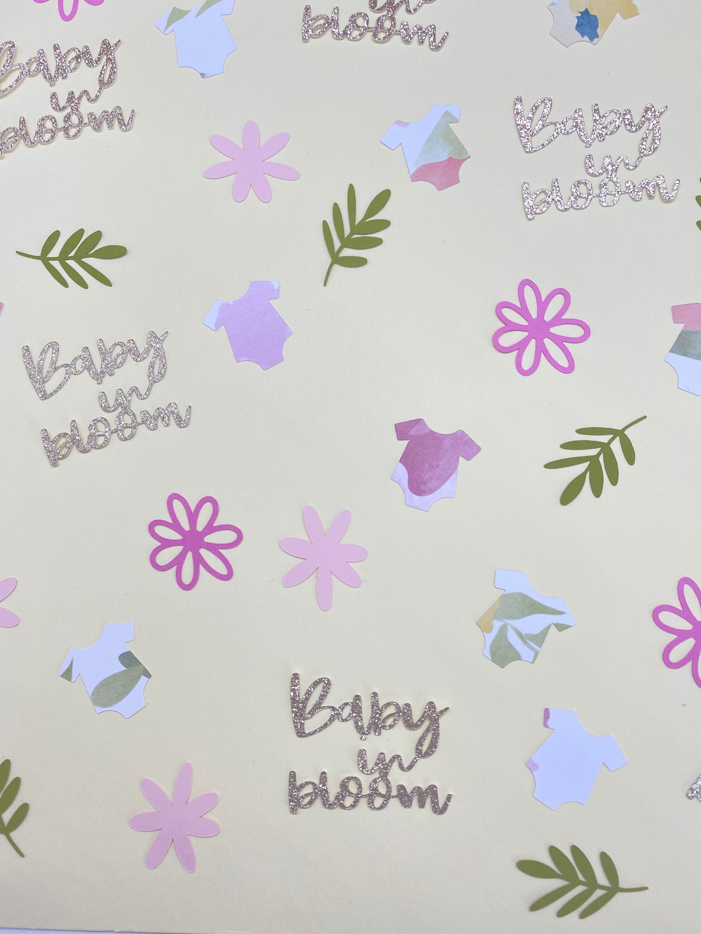 Baby in Bloom Babyshower Confetti